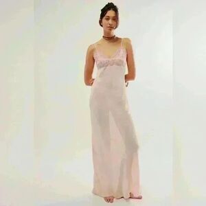 Free People Midnight Magic Maxi Slip NWOT never worn